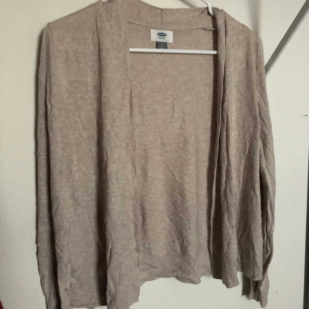 Old navy tan/beige cardigan